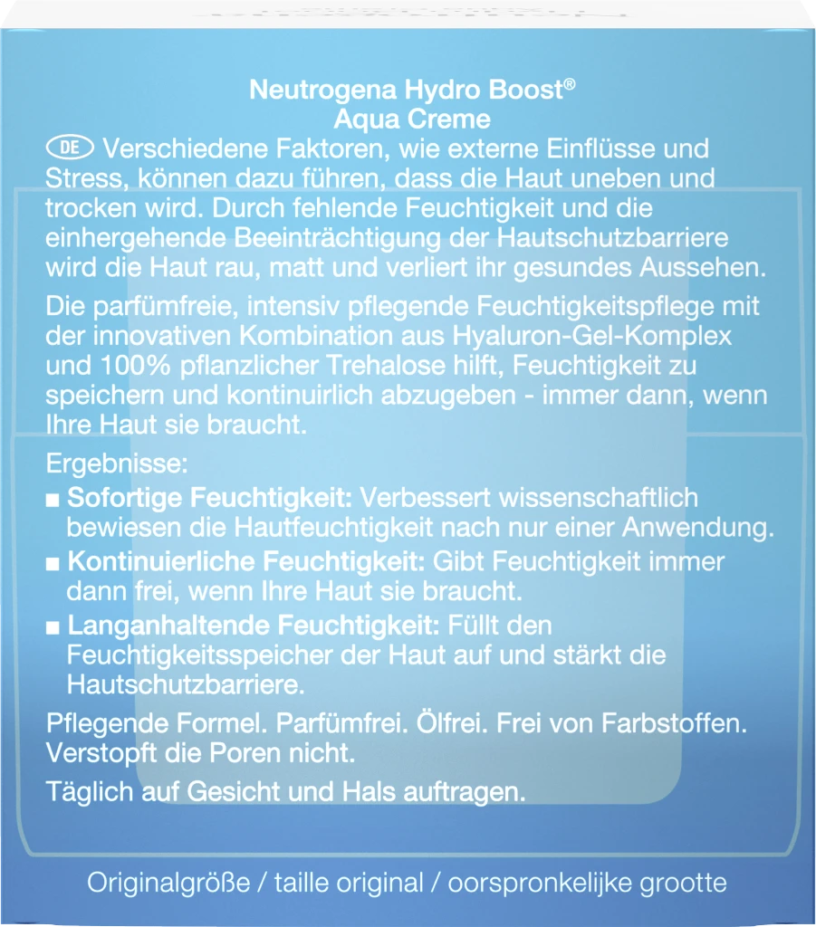 Neutrogena Hydro Boost Aqua Creme 2 Neutrogena Hydro Boost Aqua Creme – Bild 2