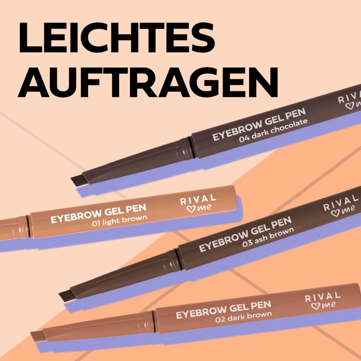 Eyebrow Gel Pencil 01 Light Brown 2 Eyebrow Gel Pencil 01 Light Brown – Bild 2
