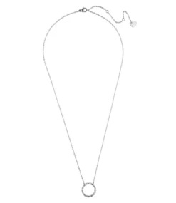 Accessories Halskette Aus Edelstahl Mit Ring-Anhänger