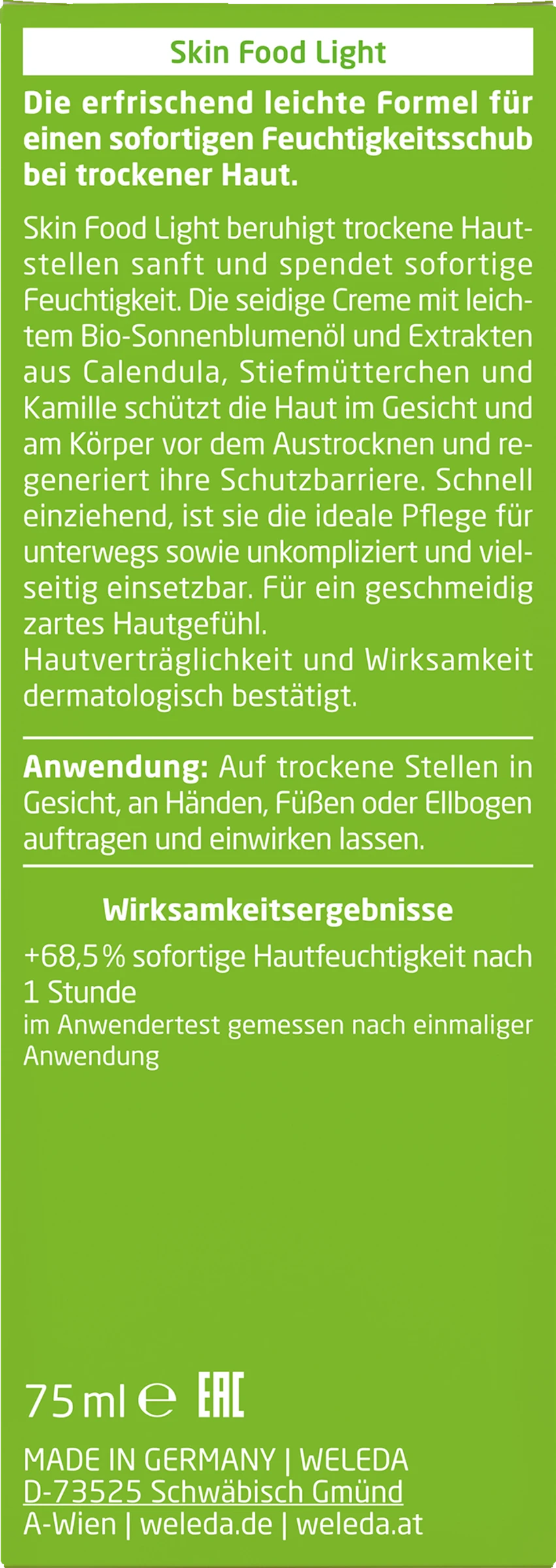 Weleda Skin Food Light Hautcreme 2 Weleda Skin Food Light Hautcreme – Bild 2