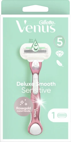 Rasierer Deluxe Smooth Sensitive Rosegold Mit 1 Klinge