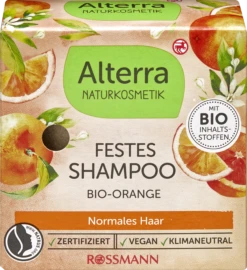 Festes Shampoo Bio-Orange & Bio-Vanille