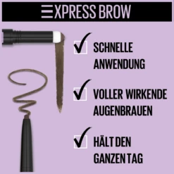 Maybelline New York Augenbrauenstift Express Brow Satin Duo 02 Med Brown -Pflegeprodukte MAM 7569766 SHOP IMAGE 1.4