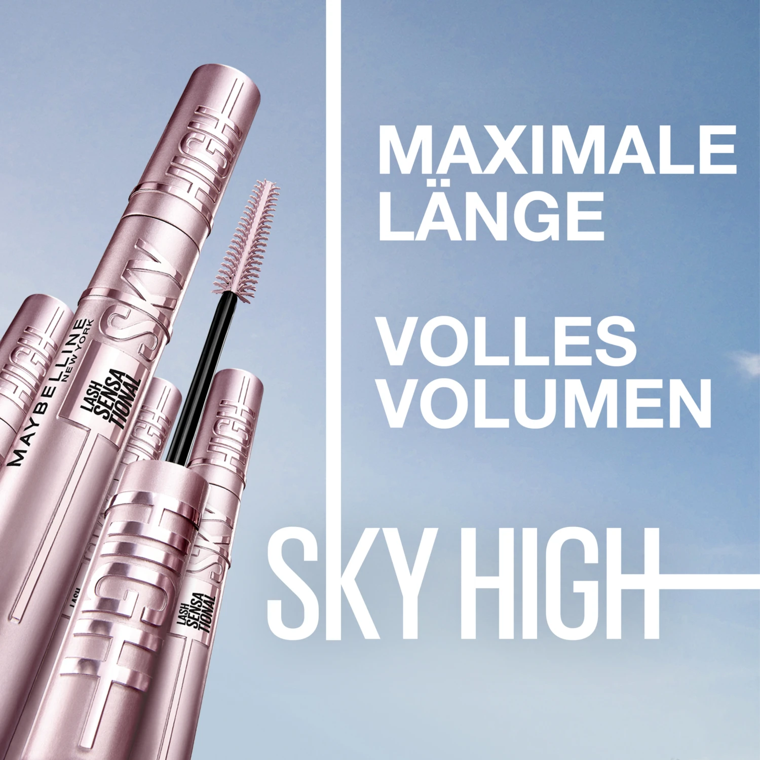 Maybelline New York Lash Sensational Sky High WTP Mascara Black 7 Maybelline New York Lash Sensational Sky High WTP Mascara Black – Bild 7