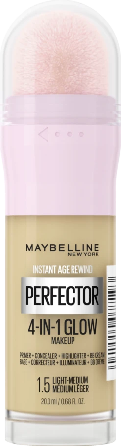 Maybelline New York Instant Perfector Glow 4-in-1 Make-Up 1.5 Light Medium