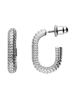 Accessories Silberfarbene Creole