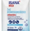 Isana Med 2in1 Desinfektionstücher 26 Stück