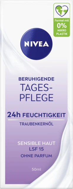 NIVEA Beruhigende Tagespflege 24h Feuchtigkeit